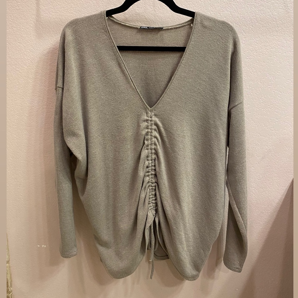 Zara Cinched Sweater